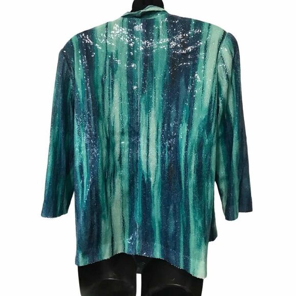 NWT Nygard by Peter Nygard Jade Green Gemstone Coverup Size Small - Picture 6 of 9